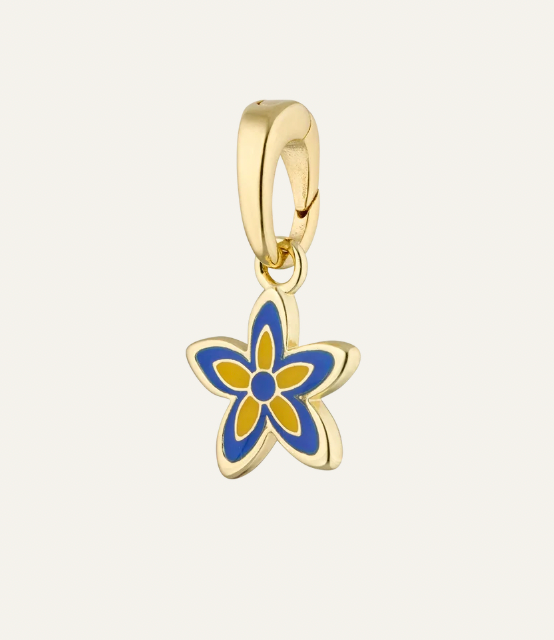 Seaside Flower Charm