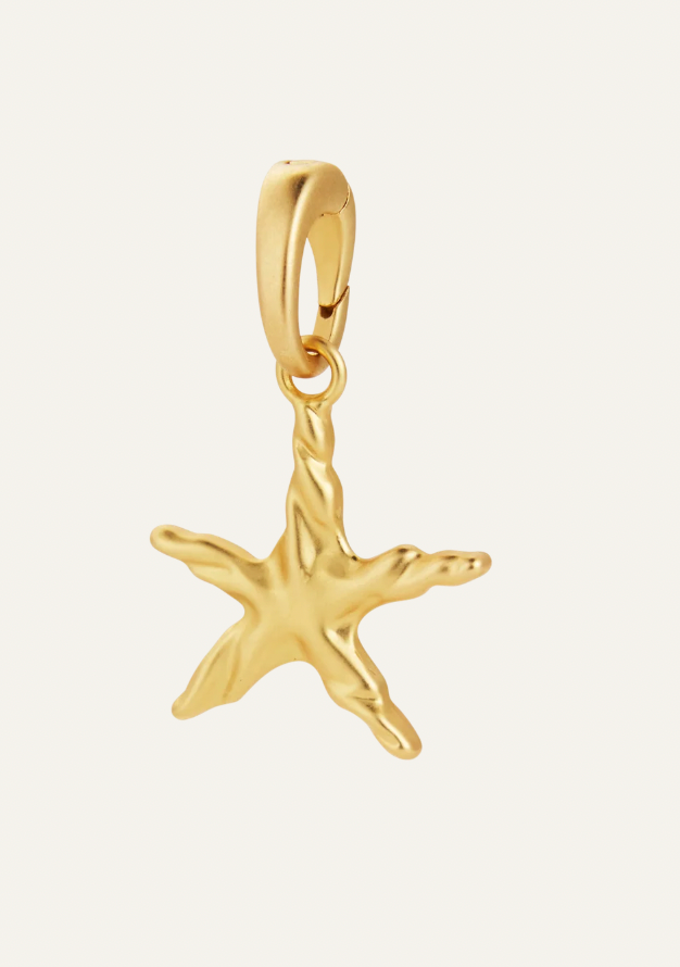 Golden Starfish Charm