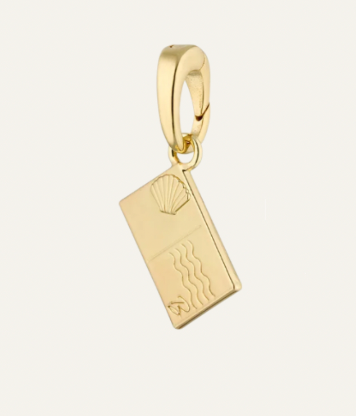 Beachy Postcard Charm